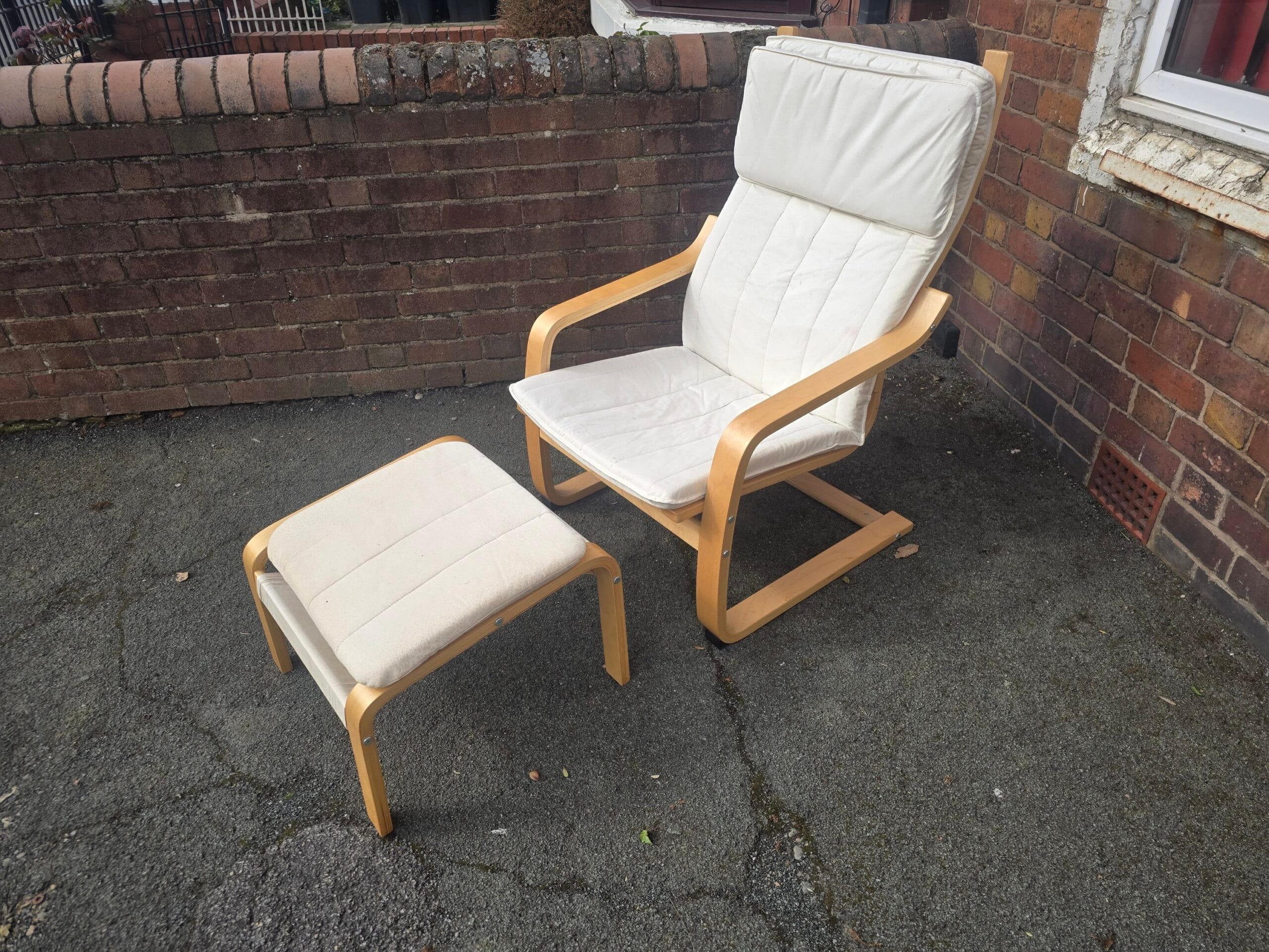 Chair & Stool – IKEA/Poang